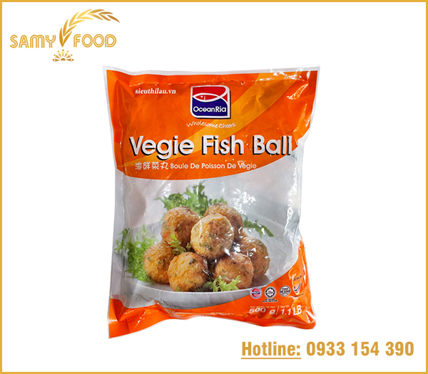 Cá Viên Hải Sản Rau Củ 500g - Vegie Fish Ball